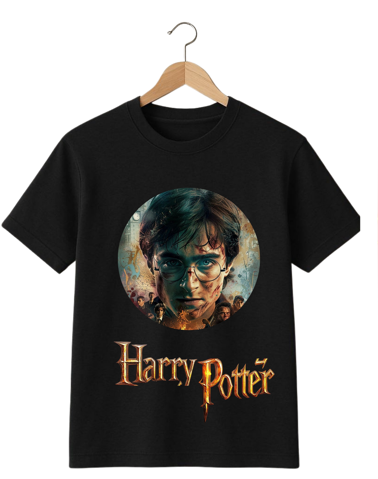 Printed Cotton Harry Potter T-shirt
