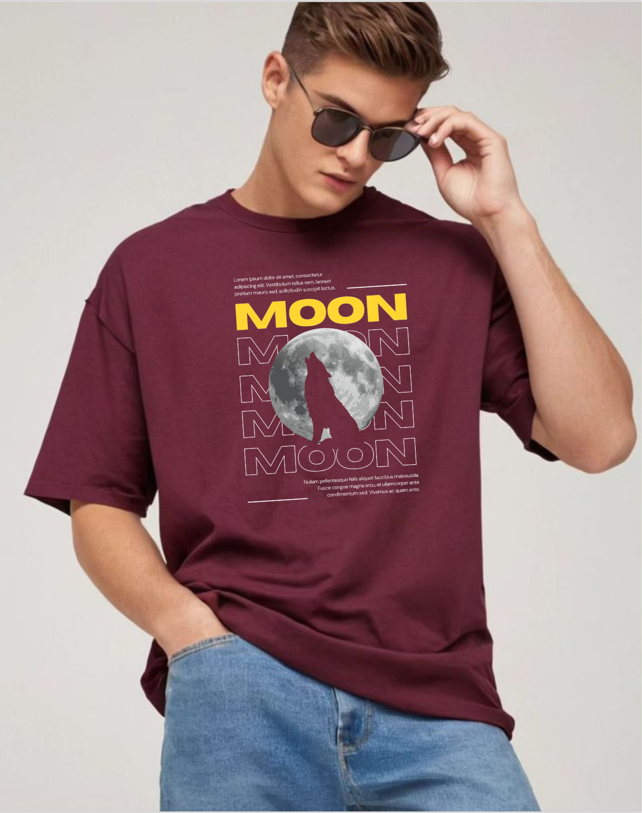 printed cotton t-shirt Half sleeve