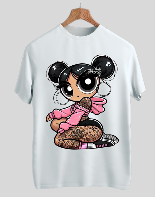 Printed Cotton Half Selve T-shirt