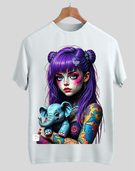 Printed Cotton Half Sleeve T-shirt