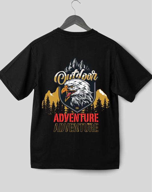 Printed Cotton Round Neck T-shirt