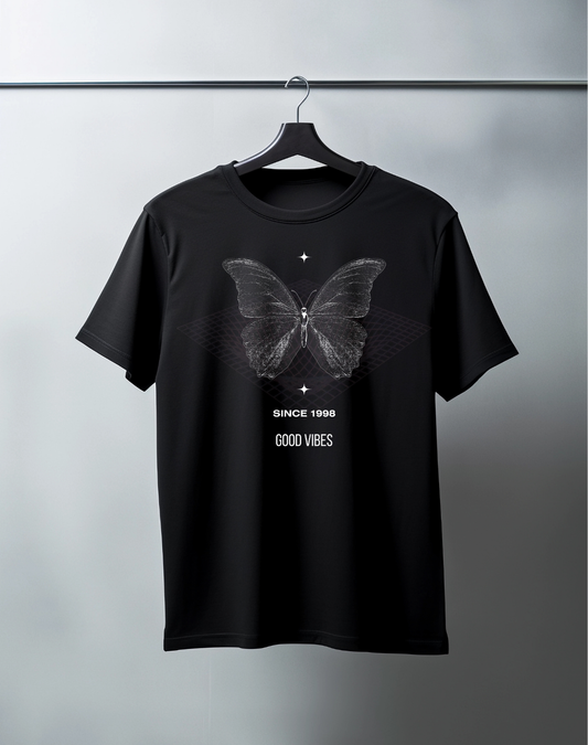 Cotton Butterfly Half Selve T-shirt