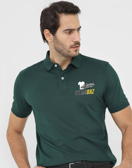 Pure Cotton Hawabaz Polo T-Shirt