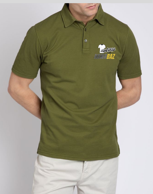 Pure Cotton Hawabaz Polo T-Shirt